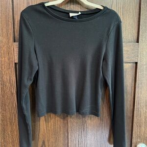 Black Long Sleeve Women's Top